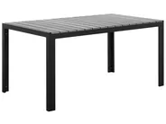 Gartentisch COMO 150 cm 90 cm Grau_743885