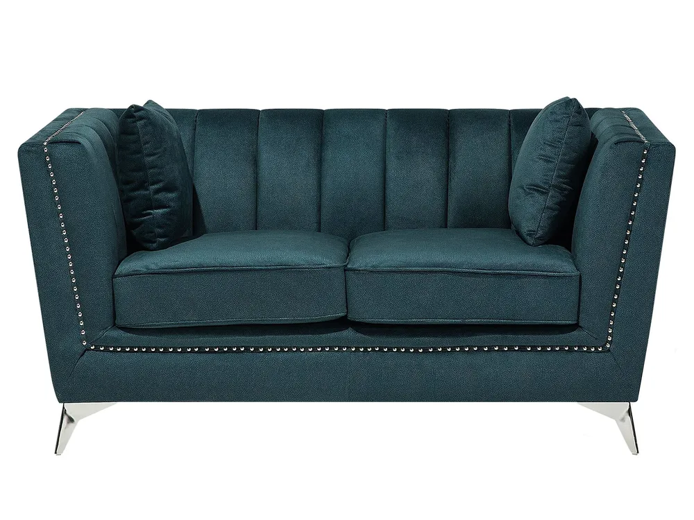 Sofa Set 5-Sitzer GAULA Samtstoff Blaugrün_720554