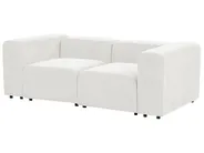 Modular Sofa 2 Seater FALSTERBO Corduroy Off-White_916079