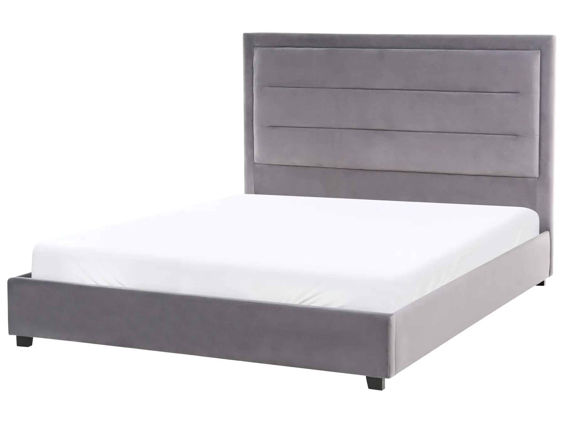 Vodeni krevet Samet ROUEN 140 x 200 cm Tamnosivi_1004693