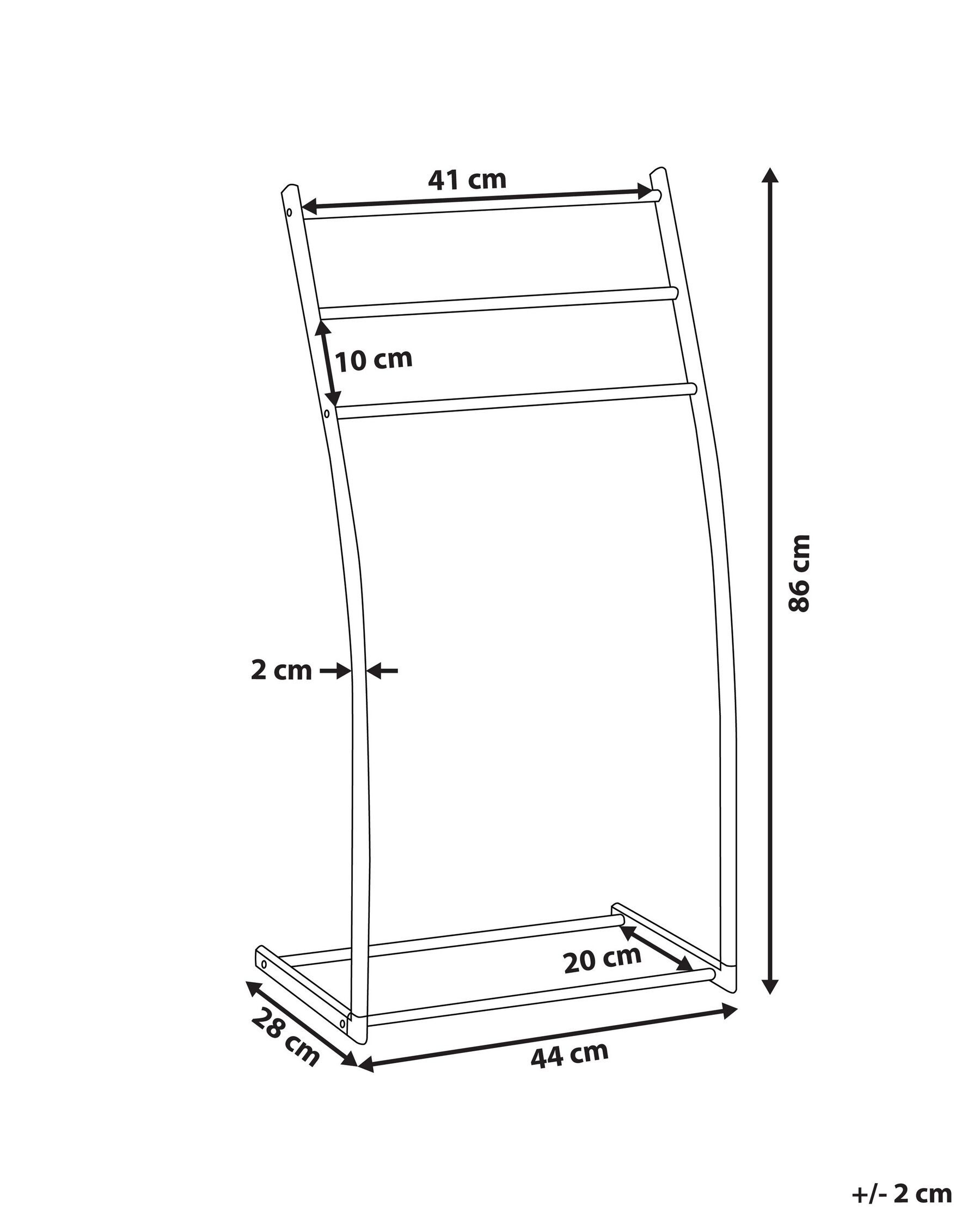 Handtuchständer AMBIL Metall Silber_786961