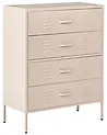 Kommode ENAGO Metall Beige