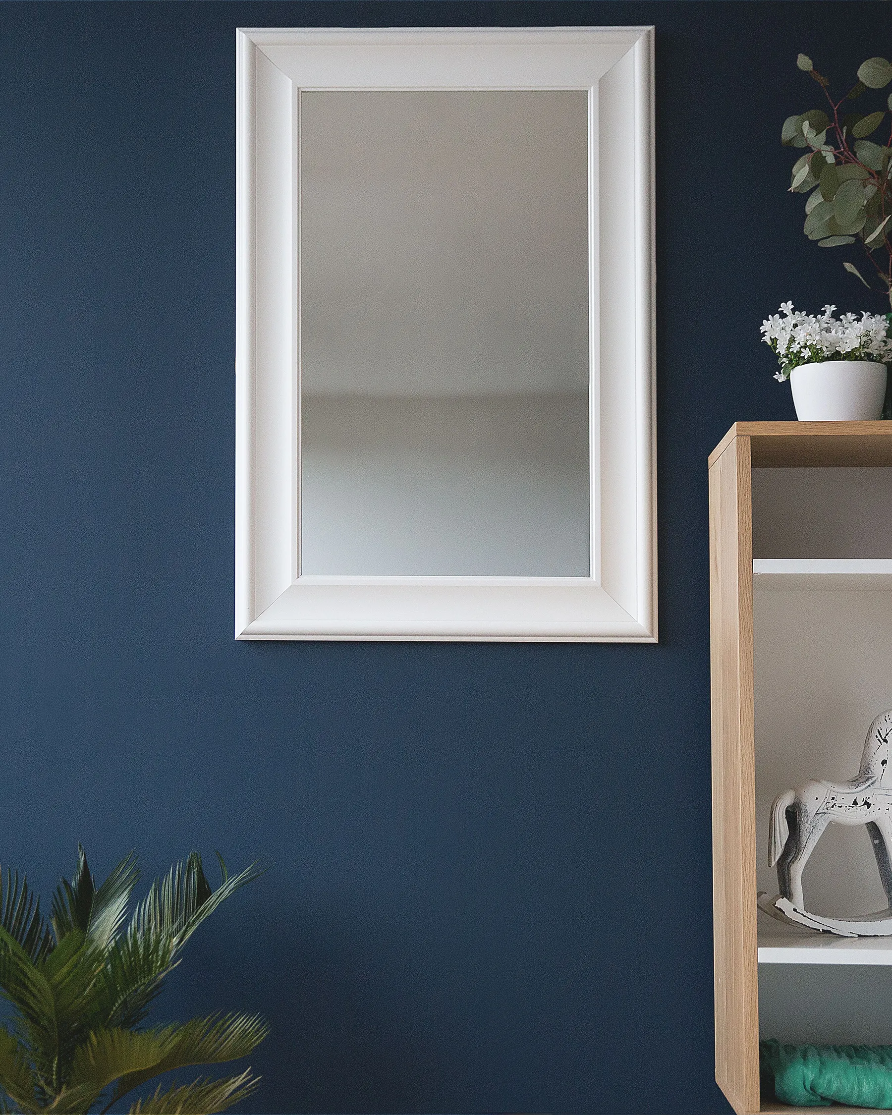 Wall Mirror LUNEL 60 cm 90 cm White_803332