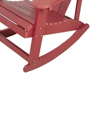 Garten-Schaukelstuhl ADIRONDACK Rot_872969