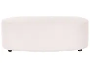 Sofa AMAL mit Ottomane Stoff Hellbeige_1145810