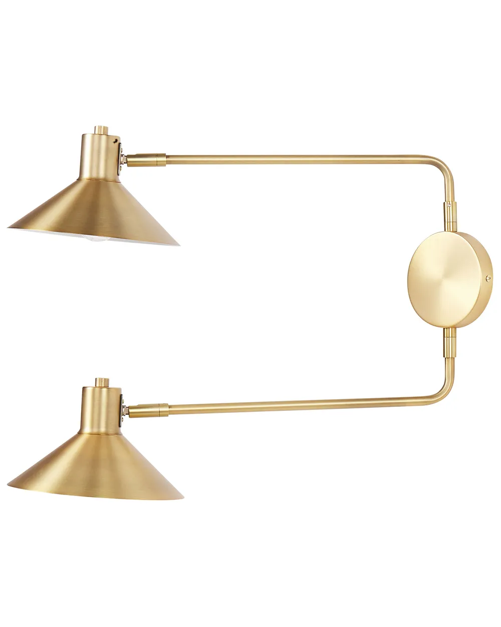 Wandlampe KADASSA verstellbar Metall Gold_884285