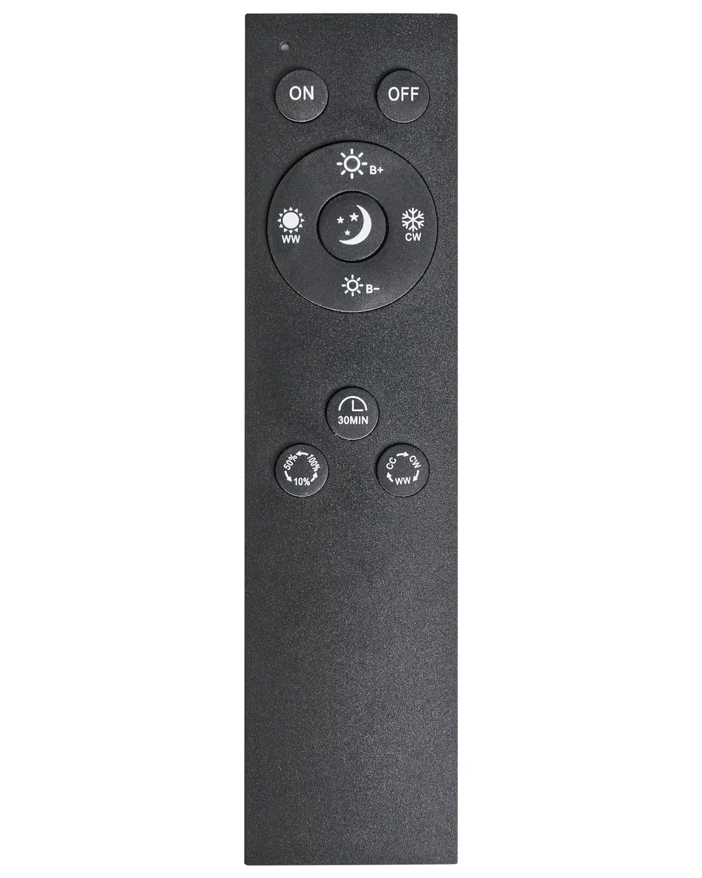 LED Deckenlampe ARDENZA mit Fernbedienung mit Dimmer Schwarz_1124831