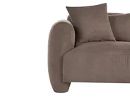 Sofa 3-Sitzer EKENES Stoff Braun_1074547