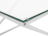 Couchtisch BEVERLY Glas Silber_733160
