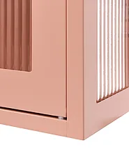 Wandschrank HARLYN 60 cm Metall Pfirsichrosa_1160904
