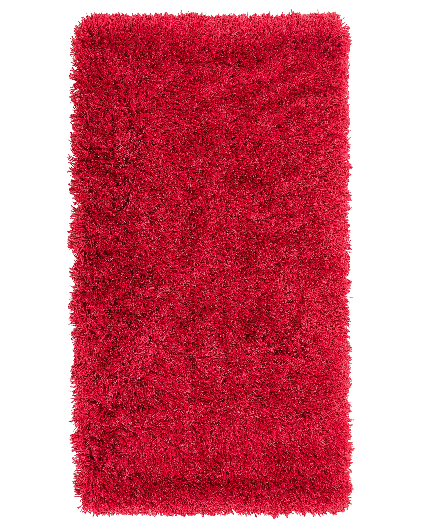 Tapis à poils longs CIDE Rouge 80 x 150 cm_746895