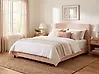 Bett mit Lattenrost Bouclé ALBI 140 x 200 cm Beige