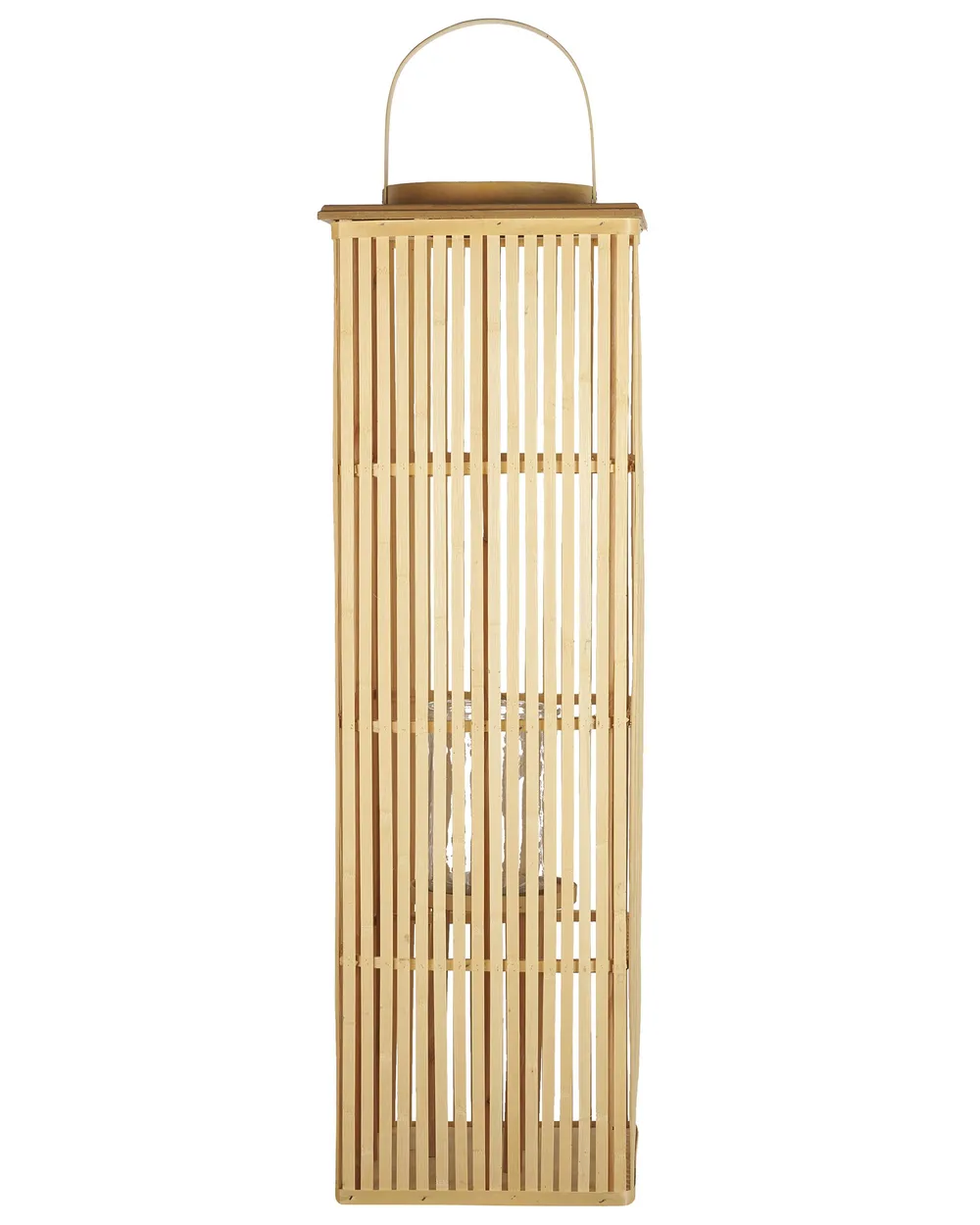 Laterne BALABAC 88 cm Bambus Hellbraun