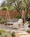 Hollywoodschaukel NORCIA Metall Beige