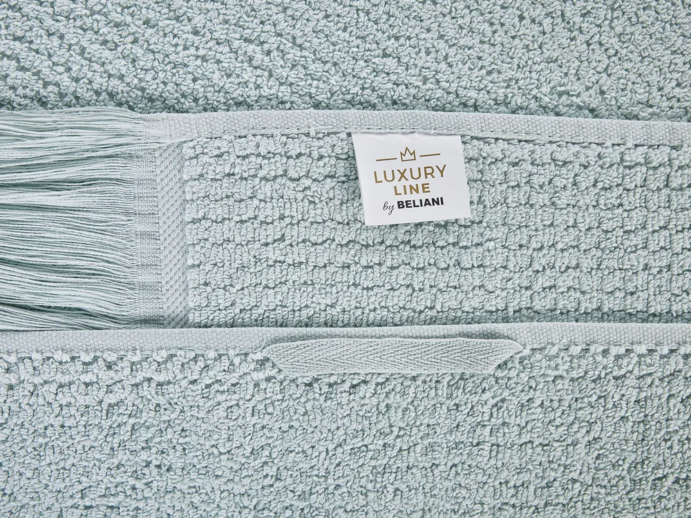 Set of 2 Towels ATIU Terry Cotton Mint Green_843360