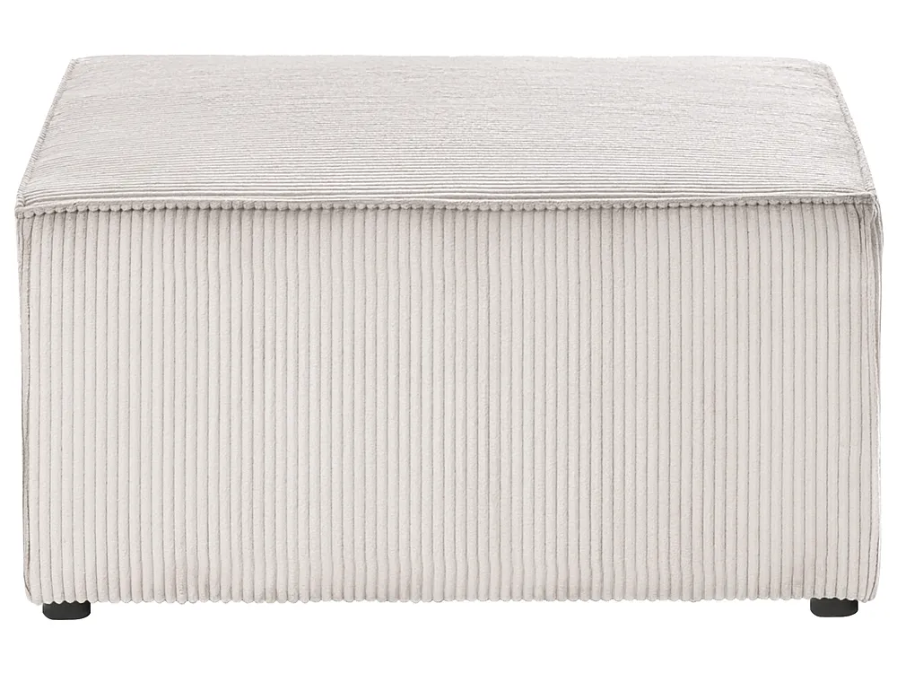 Ottoman LEMVIG Corduroy Beige_1158662