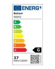 LED Hängeleuchte BADDANA Metall Silber_1141659