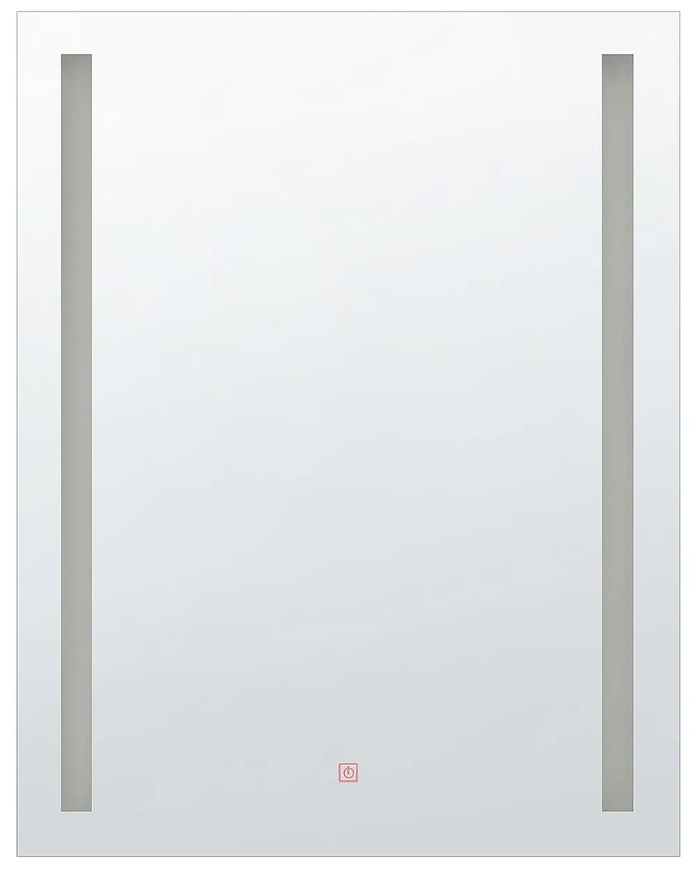 LED-Badezimmer-Spiegel MARTINET 60 cm 80 cm Silber