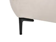 Bett mit Lattenrost Samtstoff LESSAY 180 x 200 cm Hellbeige_982213