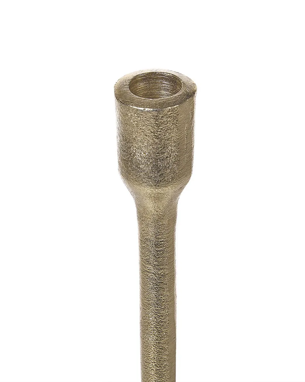 Kerzenständer 3er Set LIWUNG 27/33/38 cm Metall Gold_849147