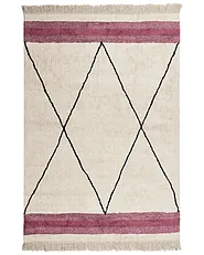 Vloerkleed AFSAR Lichtbeige 160 x 230 cm Katoen_839973