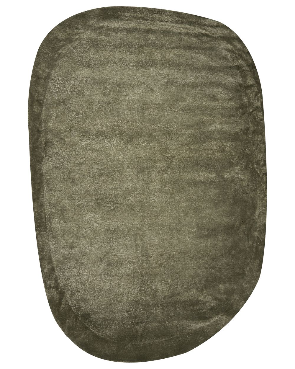 Rug MITHA Olive Green 200 x 300 cm Viscose