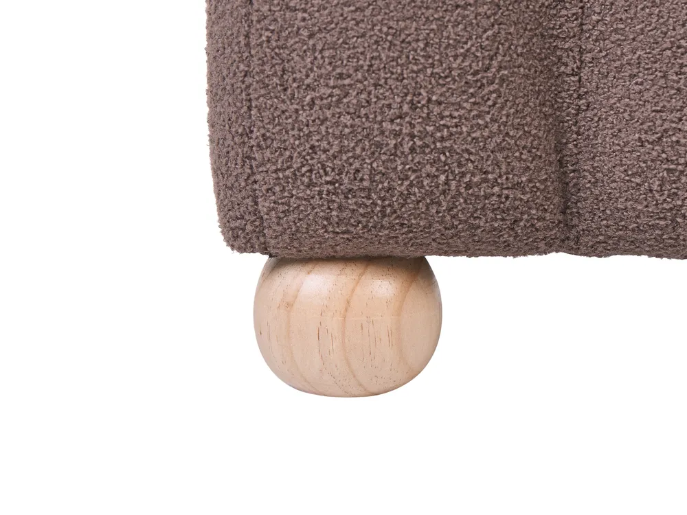 Pouf IDYLLWILD Bouclé Braun_1066904