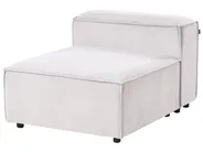 Modular Corner Sofa 5 Seater ARDAL Corduroy Off-White Right Hand_1008158