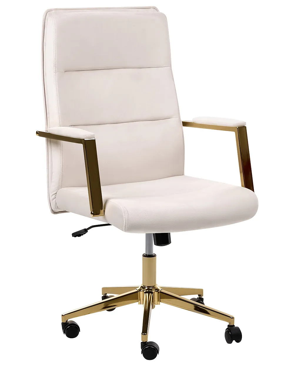 Chefsessel DEMURE Bouclé Cremeweiß