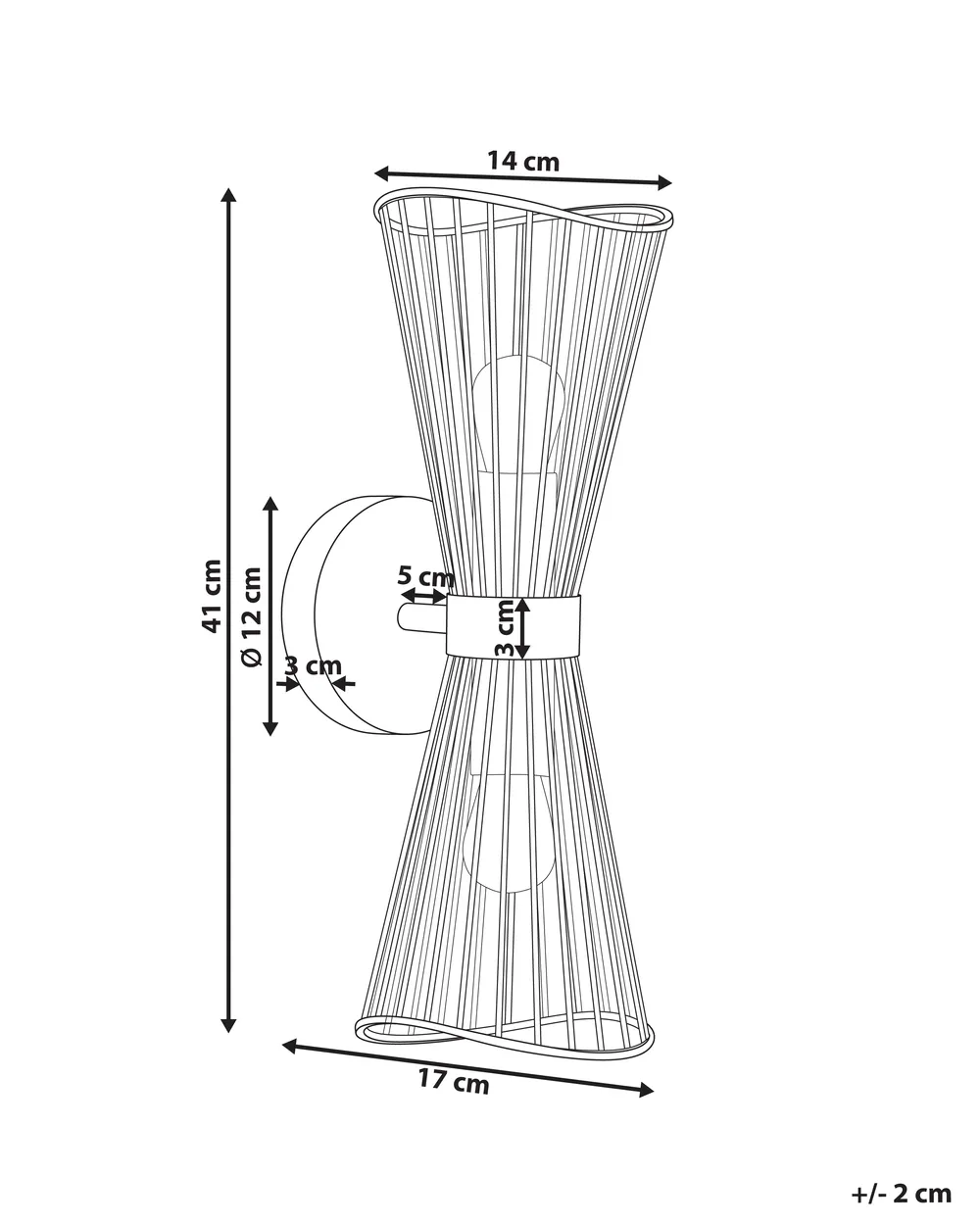 Wall Lamp PARADA Metal Black_1010626