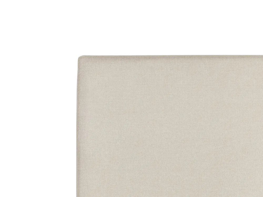 Ottoman Bed ORBEY Fabric Light Beige 140 x 200 cm (EU Double)_906917