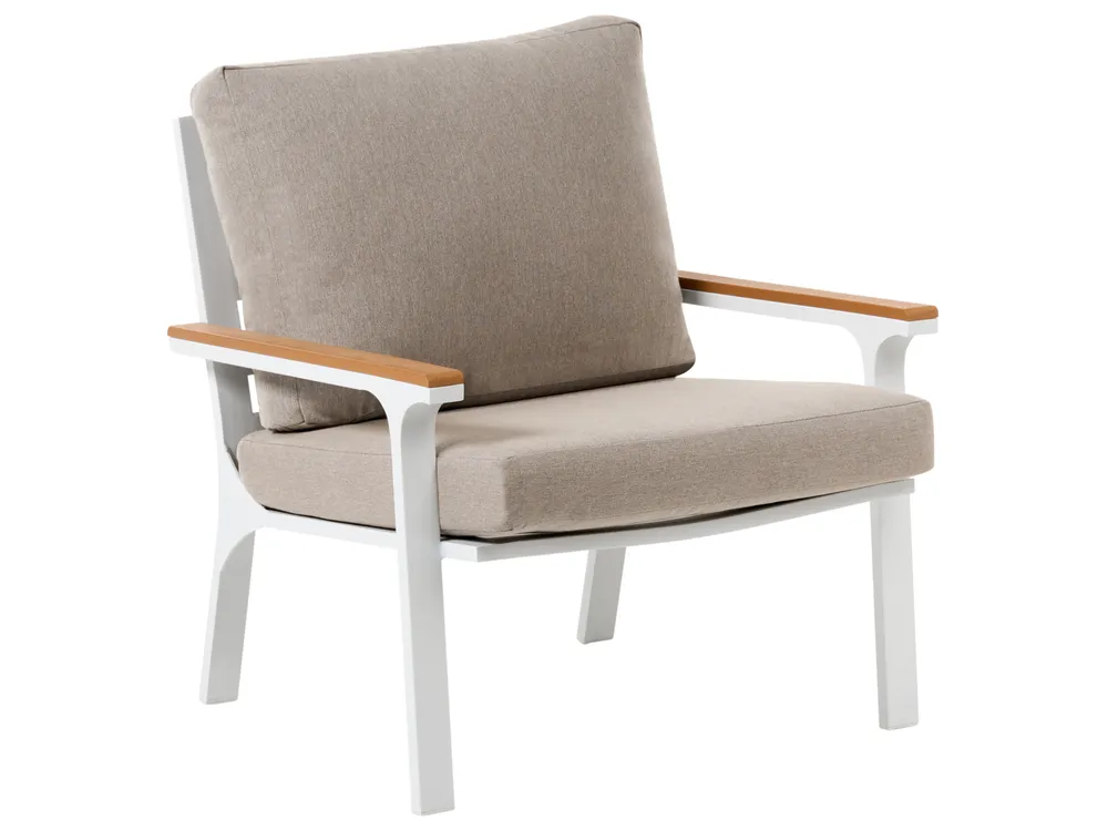 Lounge Set mit Tisch 4-Sitzer ORERO Taupe_1027766