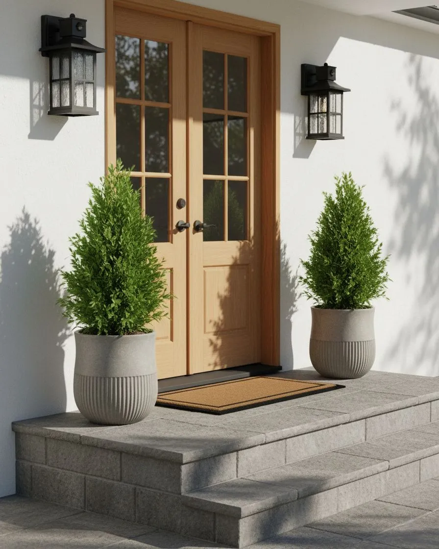 Blumenkübel PYLAROS 36 cm Grau_1032297