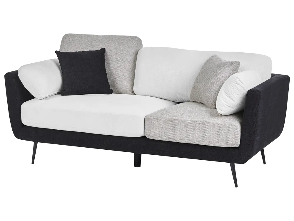 Sofa Set 4-Sitzer BOLGA Stoff Schwarz_1076025