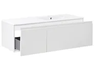 Wandmontierter Waschbeckenunterschrank mit Waschbecken COROICO Hellgrau_1010459