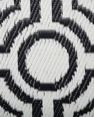 Outdoor Rug BIDAR Black 90 x 180 cm Reversible_734129