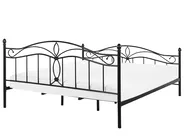 Bett mit Lattenrost Metall ANTLIA 180 x 200 cm Schwarz_806634