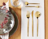 30 Piece Cutlery Set RIGATONI Gold_902911