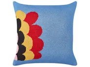 Dekokissen 2er Set PASHOT Baumwolle 45 x 45 cm Blau_905421