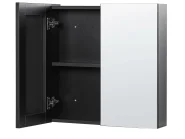 Bad-Spiegelschrank NAVARRA 60 cm 60 cm Schwarz_905855