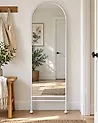 Wall Mirror JARNAGES 45 cm 145 cm Metal White