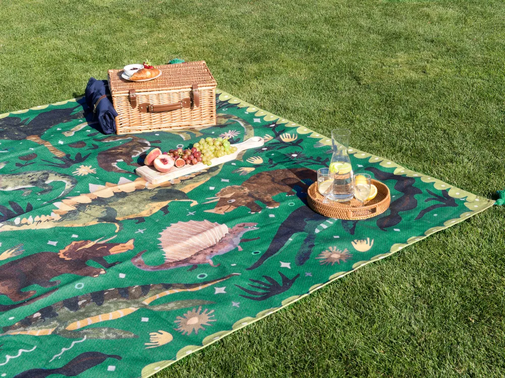Picknickdecke TUZIANI 200 x 200 cm Grün_942334