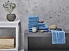 Handtücher 9er Set AREORA Baumwolle Blau