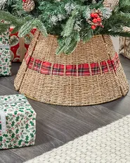 Weihnachtsbaumkragen MARCHE 50 cm Seegras Naturfarben_880225