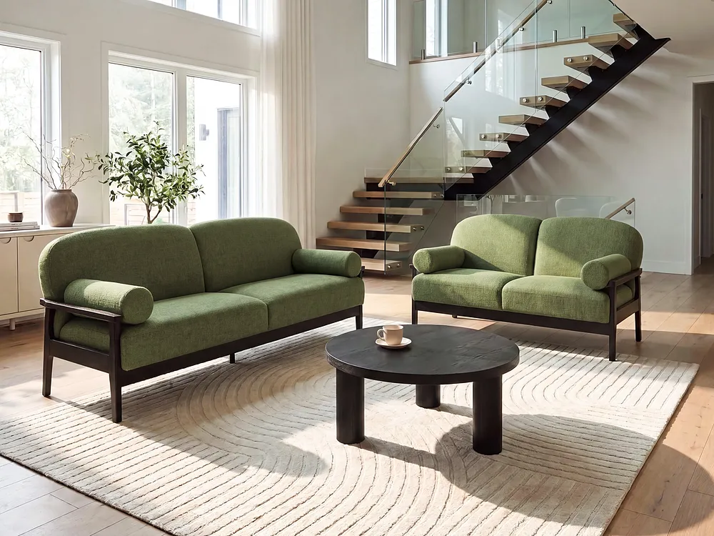 Bankenset PILARNE Stof Groen_1159687