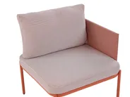 Ensemble de salon de jardin avec table 2 places TERRACINA Métal Orange_826679