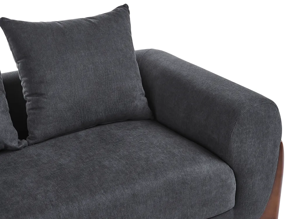 Sofa 3 Seater VINLIDEN Black_1048213
