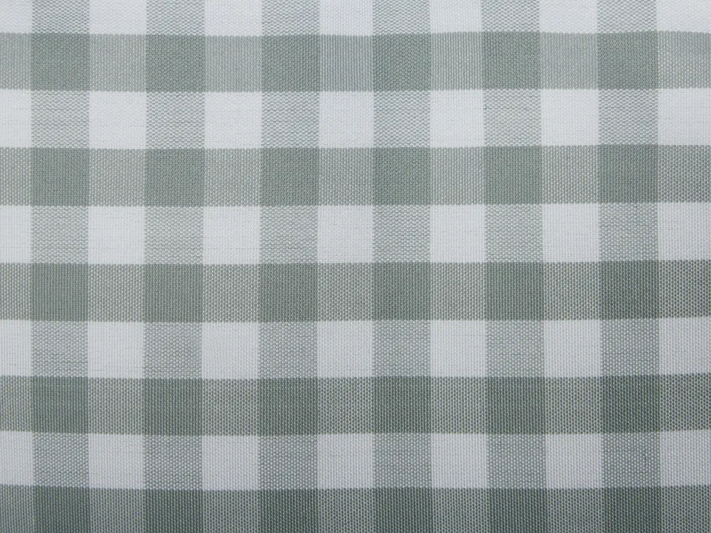 Set of 2 Decorative Cushions TALYA 45 x 45 cm Mint Green Checked_902069
