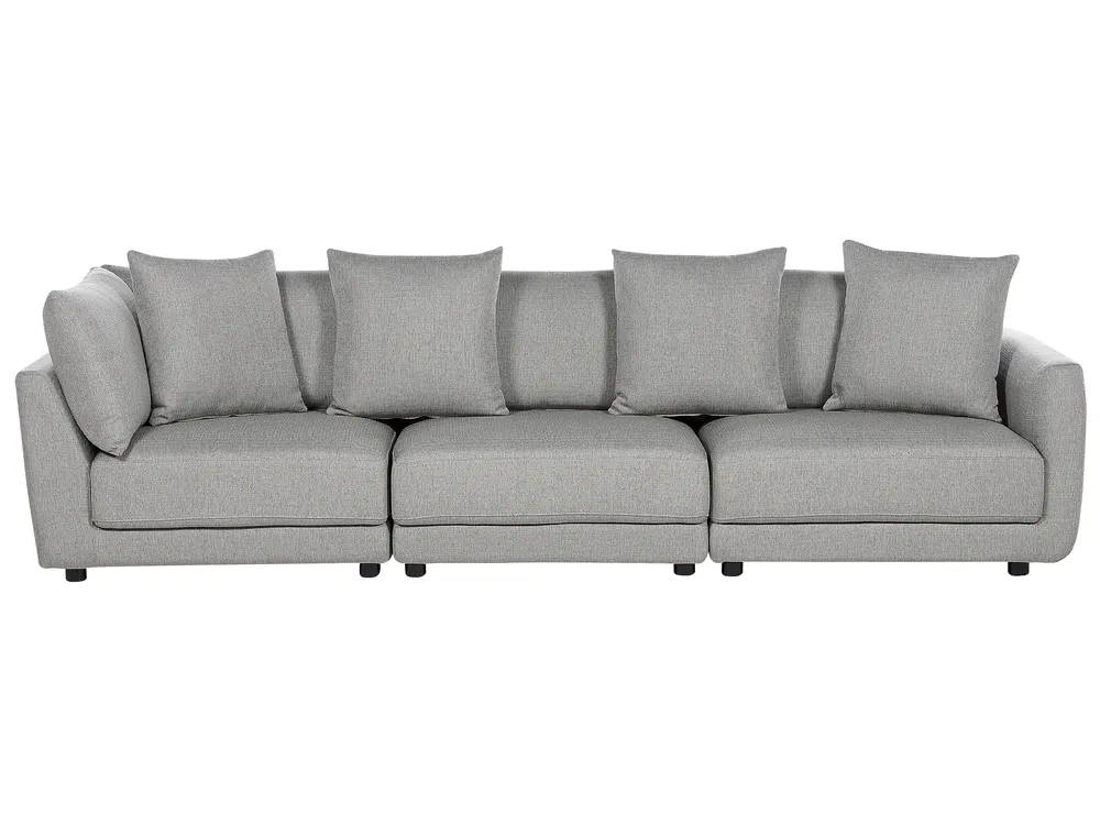 Sofa 3-Sitzer SIGTUNA Stoff Hellgrau