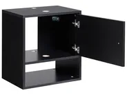 Wandmontierter Waschbeckenunterschrank LIMERIA 45 cm Schwarz_978233